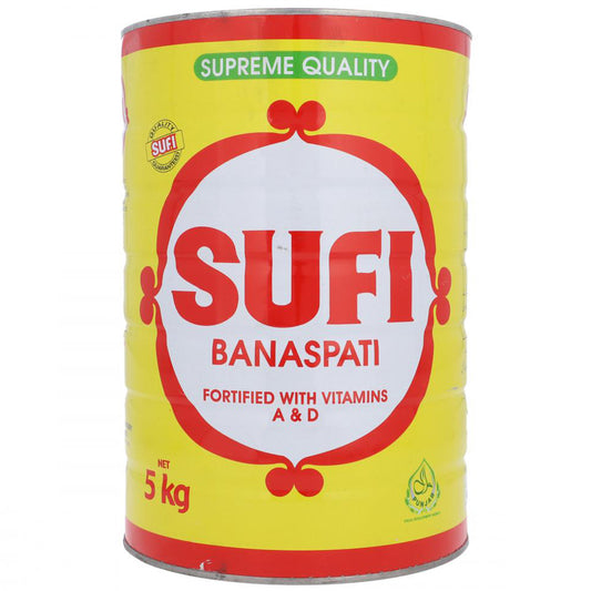 SUFI BANASPATI GHEE TIN 5 KG